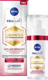Nivea Cellular Luminous630 Serum Do Twarzy 2w1 Na Przebarwienia I Zmarszczki 30ml