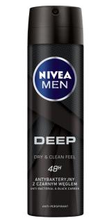 Nivea Dezodorant Deep Darkwood Spray Męski 150ml