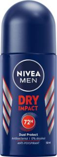 Nivea Dezodorant Dry Impact Roll-On Męski 50ml