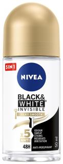 Nivea Dezodorant Invisible Silky Smooth Roll-On Damski 50ml