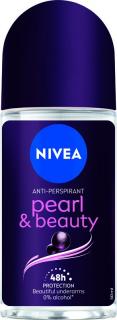 Nivea Dezodorant Pearl Beauty Black Roll-On Damski 50ml