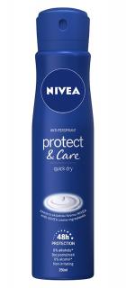 Nivea Dezodorant Protect Care Spray Damski 250ml