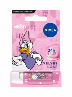 Nivea Disney Pielęgnująca Pomadka Do Ust - Velvet Rose Daisy Duck 4.8 g