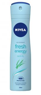 Nivea Energy Fresh Antyperspirant W Sprayu Damski 150ml