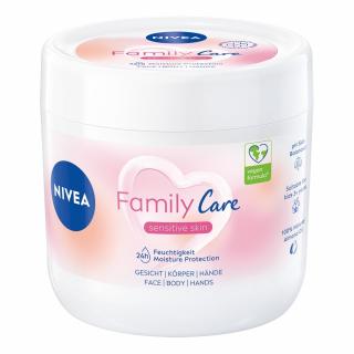 Nivea Family Care Lekki Krem Nawilżający Do Twarzy,Ciała I Dłoni 450ml