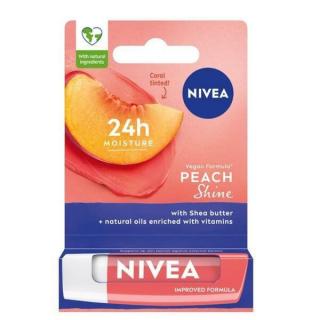 Nivea Lip Care Pielęgnująca Pomadka do Ust Peach Shine 4.8g