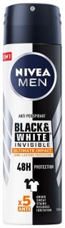 Nivea Men Dezodorant Black White Invisible Ultimate Impact 5in1 Spray 150ml