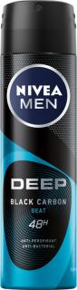 Nivea Men Dezodorant Deep Black Carbon Beat W Sprayu 150ml