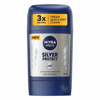 Nivea Men Dezodorant W Sztyfcie Męski Silver Protect 50ml