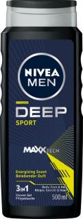 Nivea Men Żel pod Prysznic 3w1 Deep Sport 500 ml