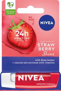 Nivea Nawilżająca Pomadka Ochronna Do Ust Strawberry Shine 4.8g