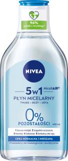 Nivea Płyn Micelarny Do Demakijażu Do Cery Normalnej I Mieszanej 5 W 1 400ml