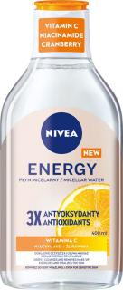 Nivea Płyn Micelarny Do Demakijażu Energy - Każdy Rodzaj Cery 400ml