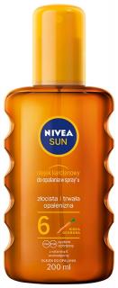 Nivea Sun Olejek Karotenowy Do Opalania W Sprayu Spf6 200ml