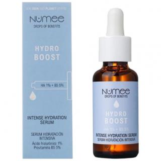 NUMEE HYDRO BOOST Serum Intensywnie Nawilżające do Twarzy Kwas Hialuronowy 1% Witamina B5 5%, 30 ml