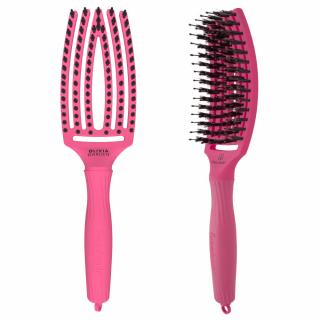 Olivia Garden Szczotka do Włosów Combo Hot Pink Fingerbrush