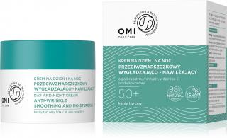 Omi Daily Care Przeciwzmarszczkowy Krem Wygładzająco-Nawilżający 50+ Na Dzień i Na Noc 50ml