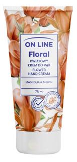 On Line Floral Kwiatowy Krem Do Rąk - Magnolia Melon 75ml