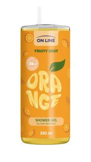 On Line Fruity Shot Żel pod Prysznic Orange 390 ml