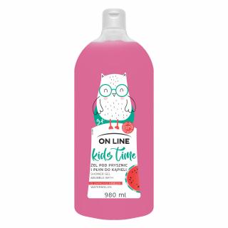 On Line Kids Time Żel Pod Prysznic I Do Kąpieli 2w1 Dla Dzieci - Zapach Arbuza 980ml