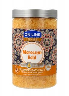 On Line Senses Pieniąca Sól Do Kąpieli Moroccan Gold 480ml