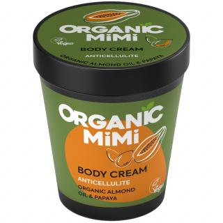 ORGANIC MIMI Antycellulitowy Krem do Ciała Migdały i Papaja 200 ml