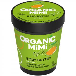 ORGANIC MIMI Liftingujące Masło do Ciała Mango i Kawa 200 ml