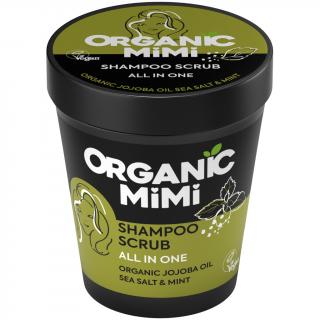 ORGANIC MIMI Szampon-Peeling All in One Sól Morska i Mięta 280 g
