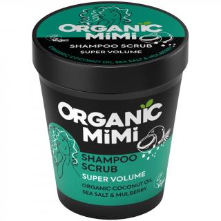 ORGANIC MIMI Szampon-Peeling Super Volume Objętość Regeneracja Sól Morska i Morwa 280 g