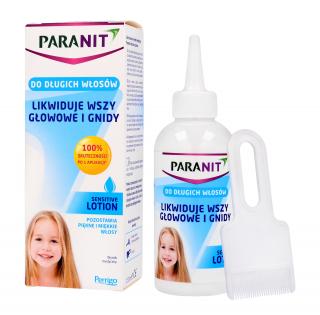 Paranit Sensitive Lotion Eliminujący Wszy I Gnidy Do Włosów Długich 150ml