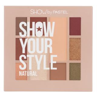 Pastel Show By Pastel Paleta Cieni do Powiek Show Your Style Natural 1szt