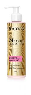 Perfecta 24K Gold Rose Oil Luksusowy Nawilżający Krem do Rąk 195 ml