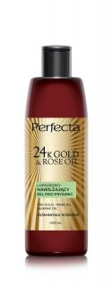 Perfecta 24K Gold Rose Oil Luksusowy Nawilżający Żel pod Prysznic 400 ml