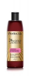 Perfecta 24K Gold Rose Oil Luksusowy Odświeżający Żel pod Prysznic 400 ml