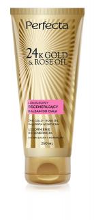 Perfecta 24k Gold Rose Oil Luksusowy Regenerujący Balsam do Ciała 250 ml