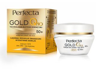 Perfecta Gold Q10 Krem Przeciwzmarszczkowy na Dzień i Noc 50+ 50 ml