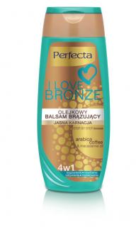 Perfecta I Love Bronze Balsam Brązujący Olejkowy 4w1 Jasna Karnacja 250ml