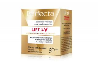 Perfecta Lift 3-V 50+ Przeciwzmarszczkowy Krem Liftingujący na Dzień i Noc 50ml