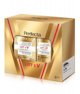 Perfecta Zestaw Lift 3-V krem 50+ na Dzień i Noc i Krem pod Oczy