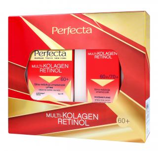 Perfecta Zestaw Multikolagen Retinol 60+ Krem do Twarzy 50ml + Krem pod Oczy 15ml