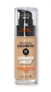 Revlon Colorstay 24h Podkład Kryjąco-Matujący Nr 180 Sand Beige - Cera Mieszana I Tłusta 30 Ml