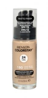 Revlon Colorstay 24h Podkład Kryjąco-Matujący Nr 180 Sand Beige - Cera Mieszana I Tłusta 30ml