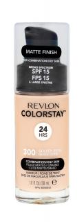 Revlon Podkład do Twarzy Colorstay do Cery Tłustej i Mieszanej 300 Golden Beige  z Pompką 30 ml