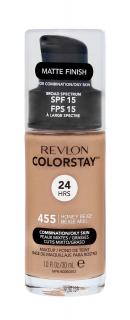 Revlon Podkład do Twarzy Colorstay do Cery Tłustej i Mieszanej  455 Honey Beige Miel z Pompką 30 ml