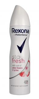 Rexona Stay Fresh Woman Dezodorant Spray White Flowers Lychee 48h 150ml