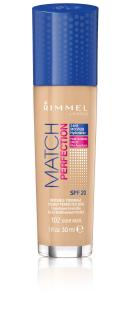 Rimmel Podkład Match Perfection Nr 102 Light Nude 30ml