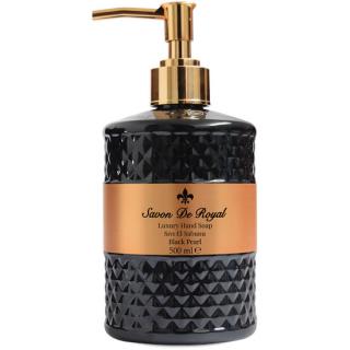 SAVON DE ROYAL PEARL Mydło w Płynie BLACK Słodka Pomarańcza Galbanum Paczula Wanilia 500 ml