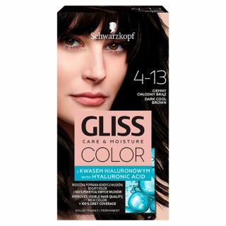 Schwarzkopf Gliss Color Krem Koloryzujący Nr 4-13 Ciemny Chłodny Brąz 1op.