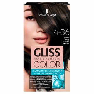 Schwarzkopf Gliss Color Krem Koloryzujący Nr 4-36 Złoty Brąz 1op.