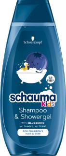 Schwarzkopf Schauma Kids Szampon I Żel Pod Prysznic 2w1 Dla Chłopców - Blueberry 400ml